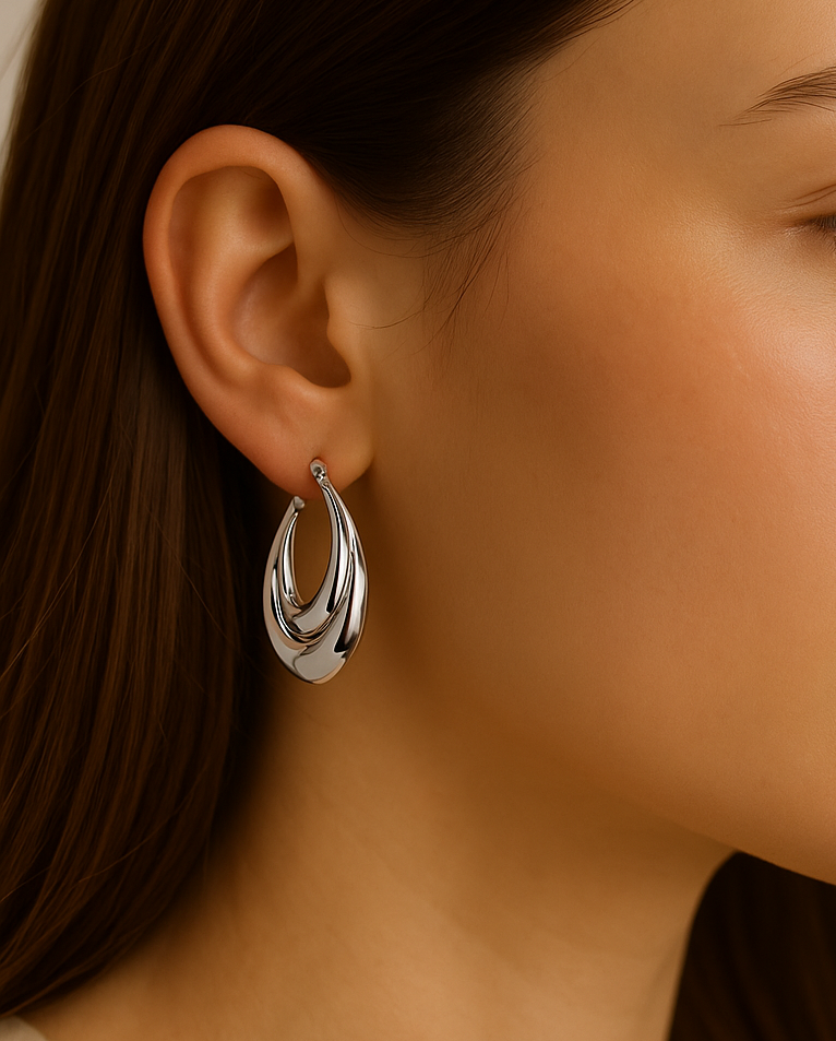 ALMOG ERRINGS SILVER